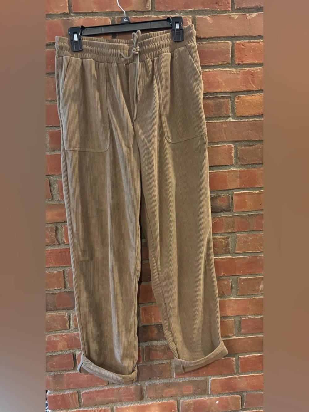 Women’s Ankle Corduroy Drawstring Pants